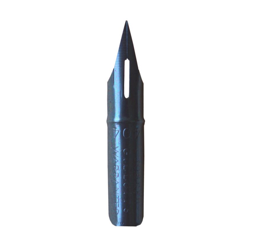 Photo of a Gillot 404 pointed flexible nib.