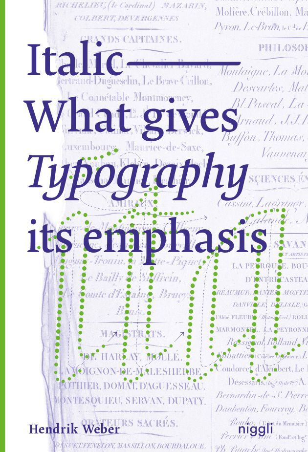 Book cover of 'What gives typography its empahsis'.