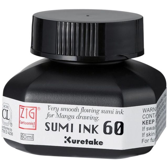 Photo of a black Sumi ink pot.