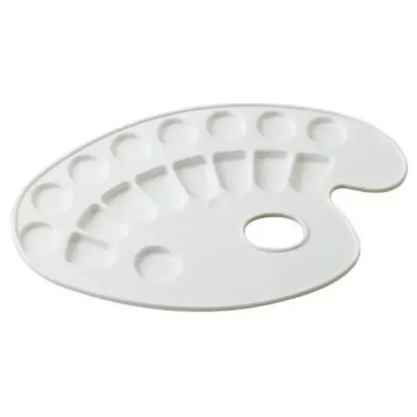 Light and plastic painters palette.