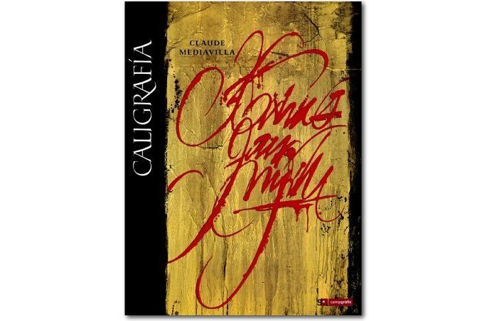 Book cover of 'Caligrafía' de Claude Mediavilla in Spanish language.