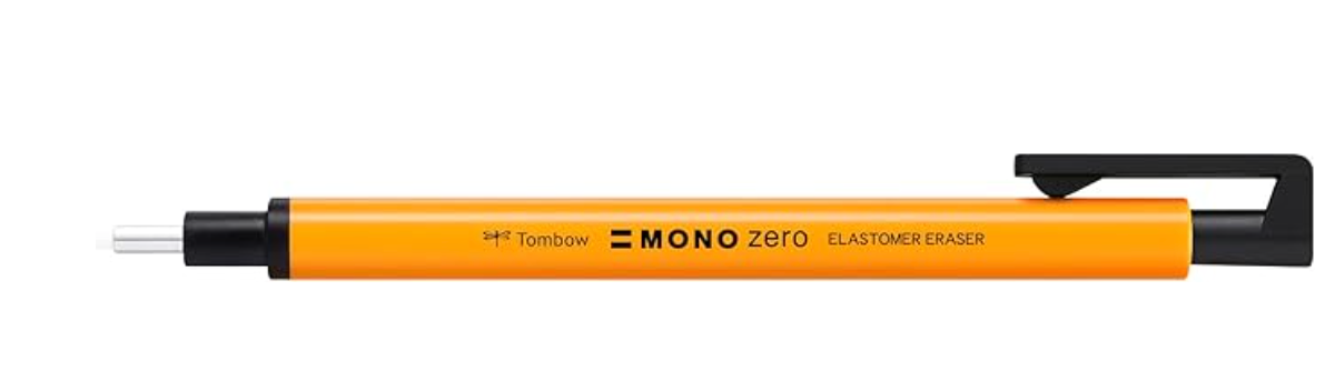 Photo of a Tombow Mono Zero precision eraser.