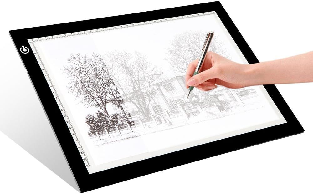 Ultra-light portable light box.