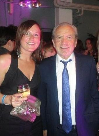 Ellie Kay with Alan Sugar 2011