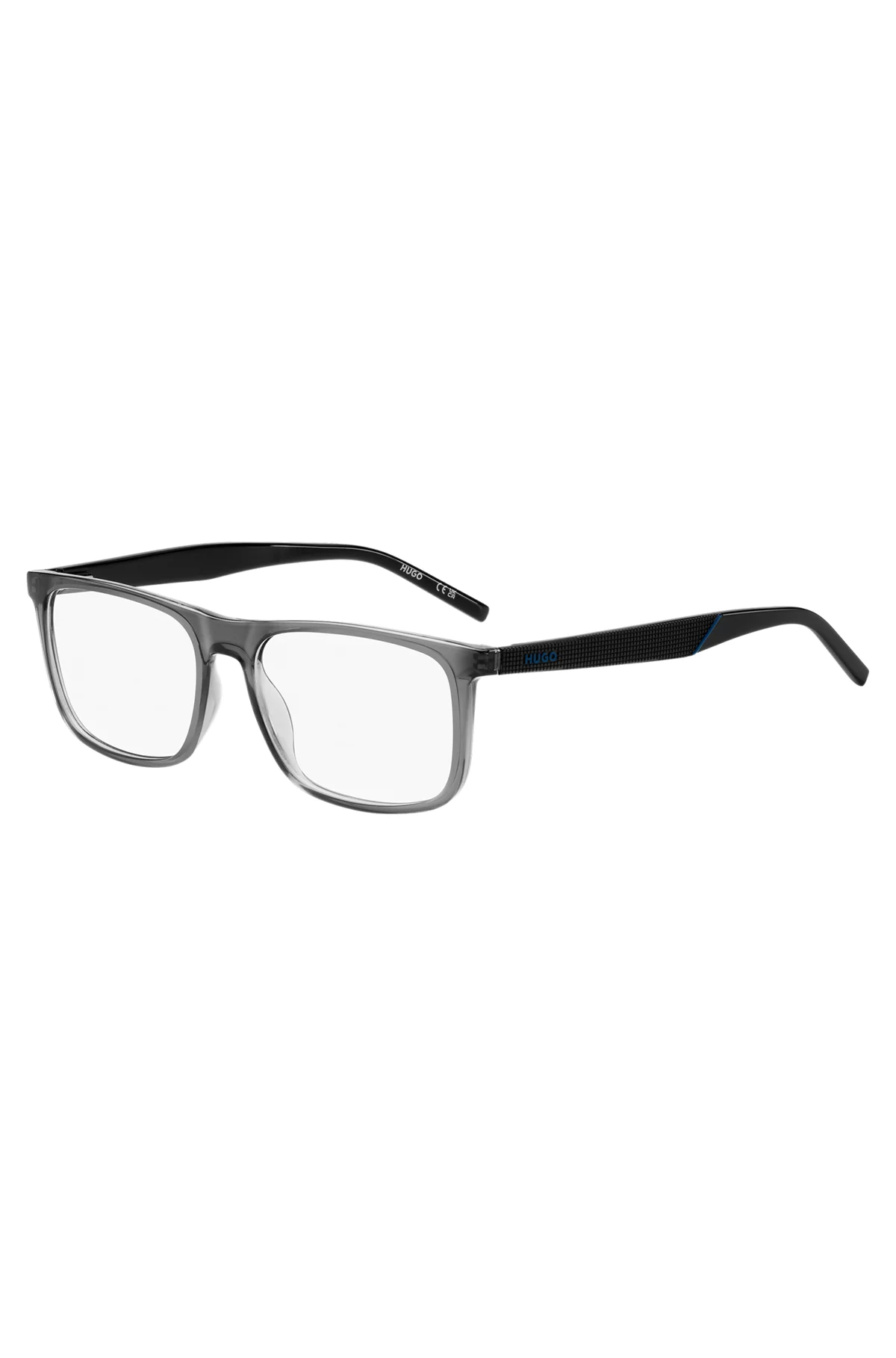 A pair of glasses on a white background.