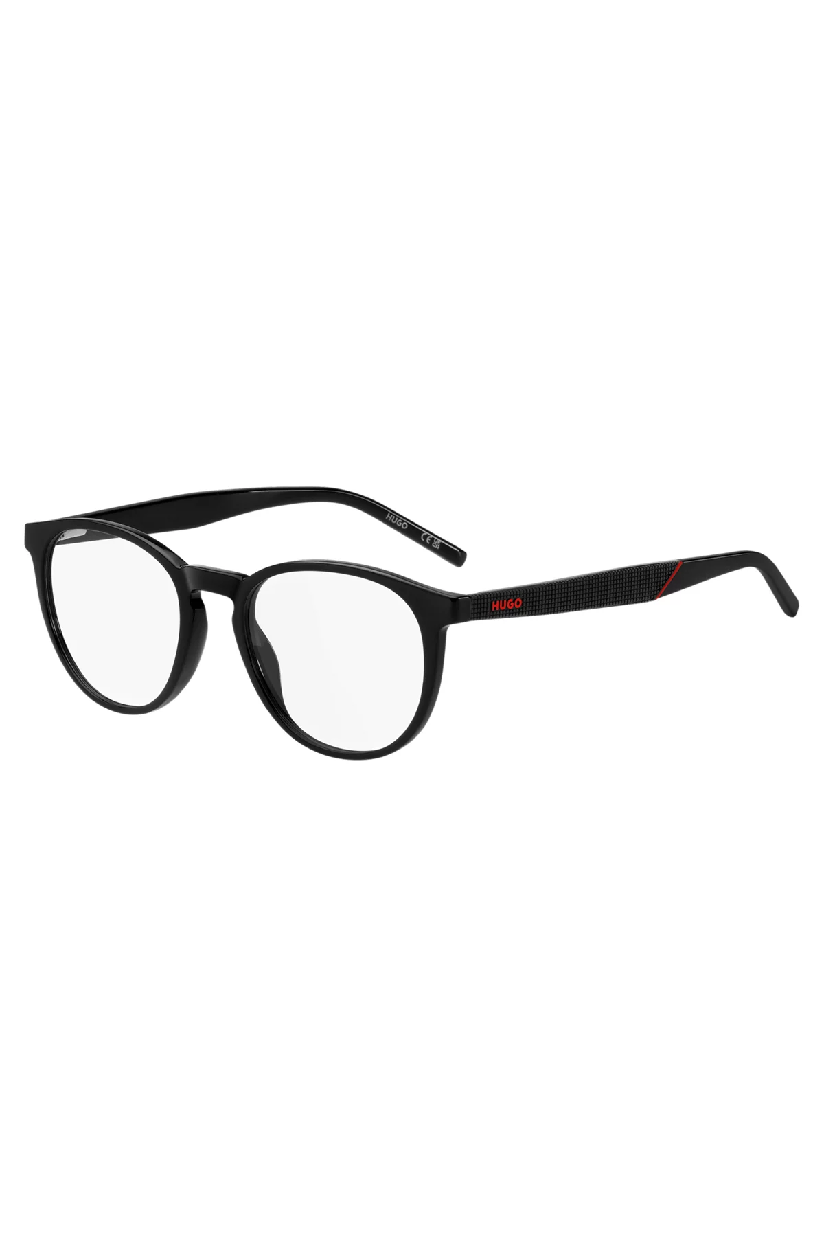 A pair of hugo boss glasses on a white background.