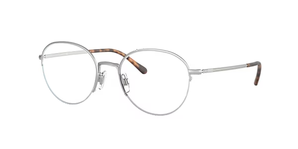 A pair of round glasses on a white background.