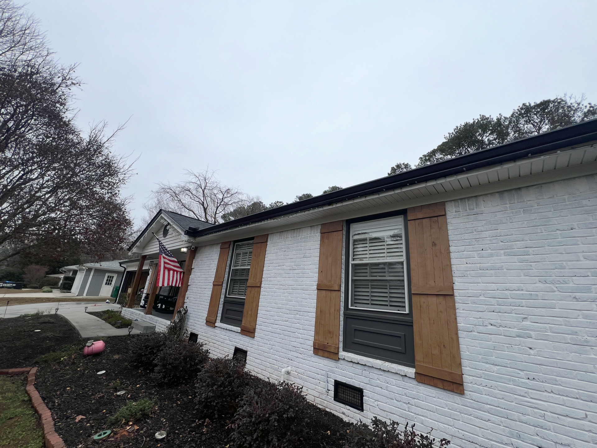 Valor Roofing & Exterior gutters project
