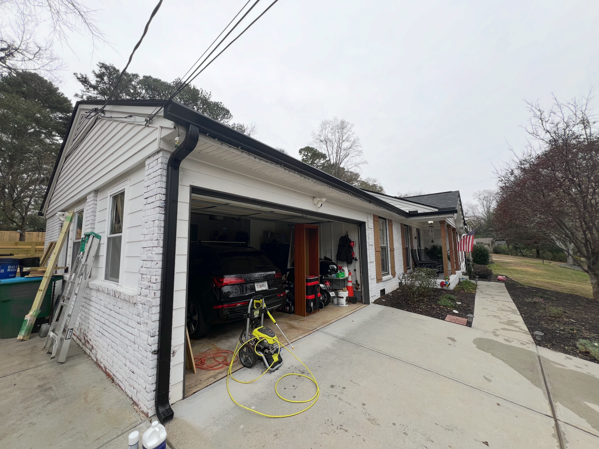 Valor Roofing & Exterior gutters project