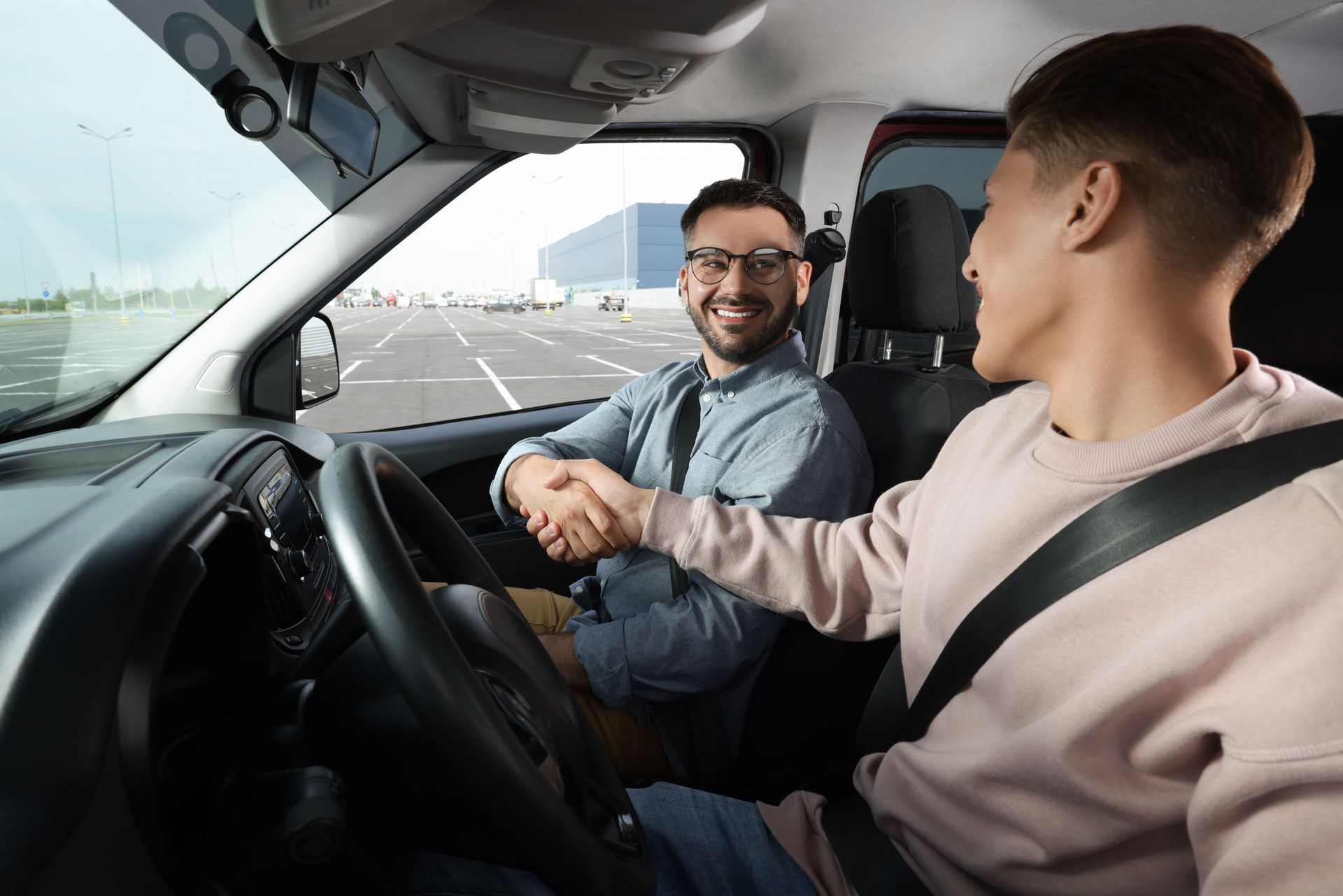 Driving Trainer And Student