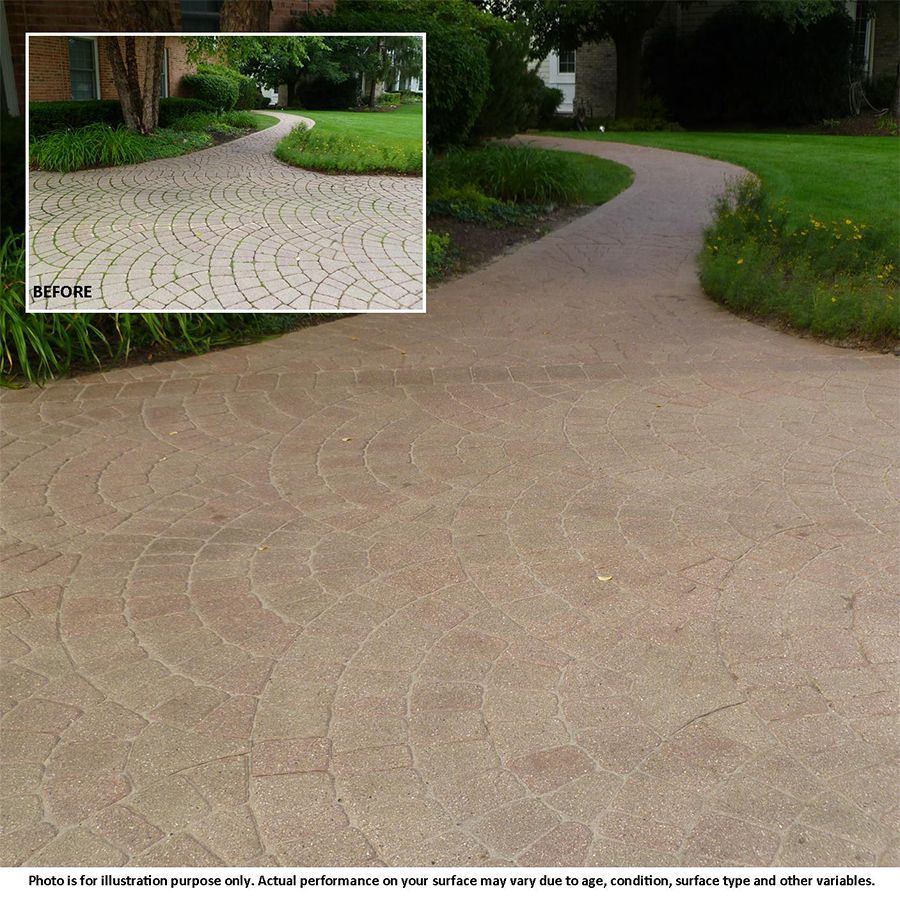Before and After Paver Sealer walkway.