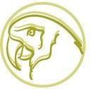Green circular logo with a stylized goat head outline