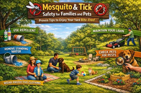  Professional mosquito and tick control service in NJ by Green Heat technicians.