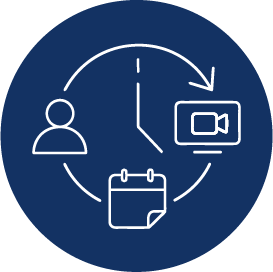 Icon for virtual monthly sessions