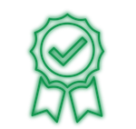 orange certified icon