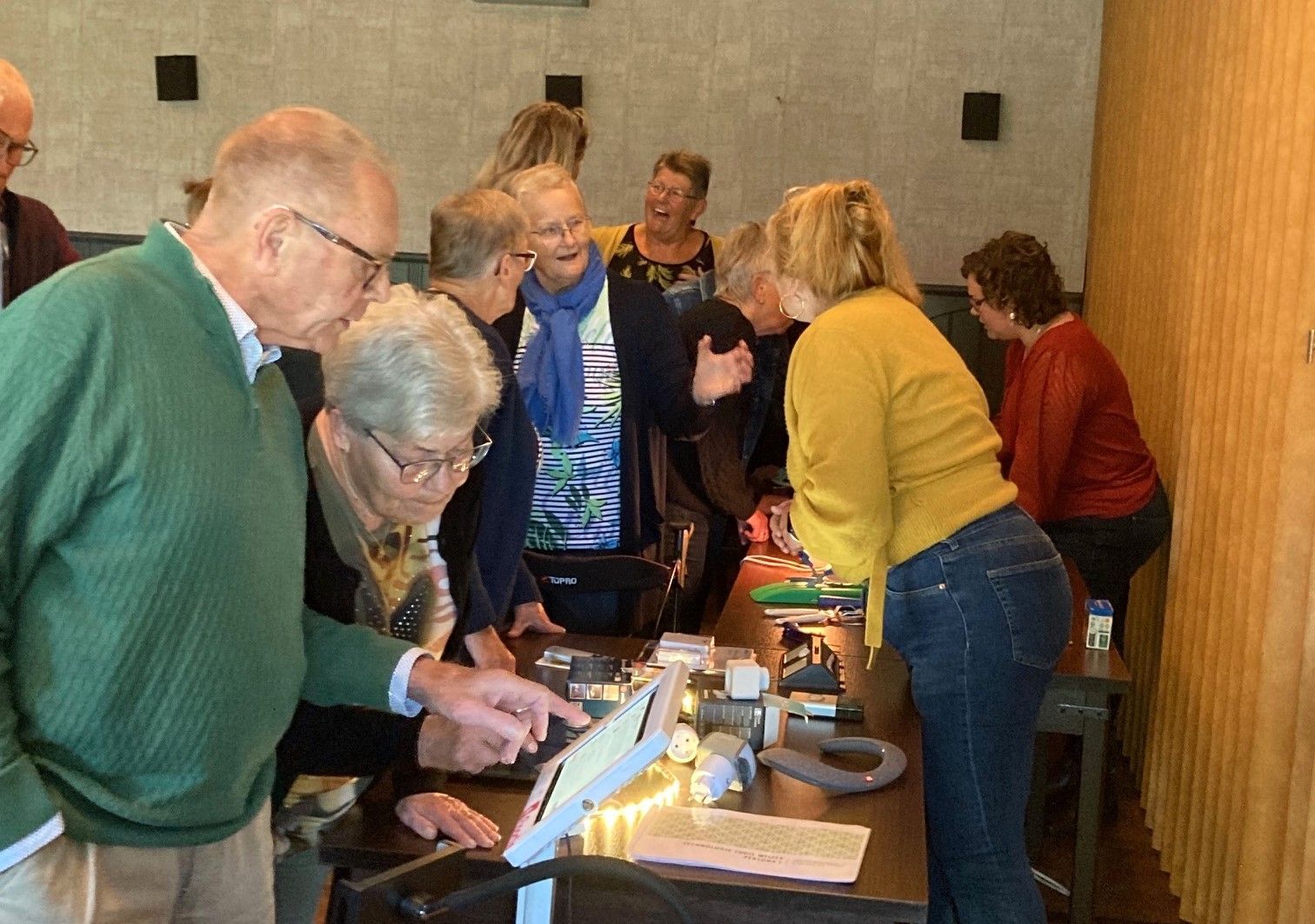 Foto demonstratie handige hulpmiddelen