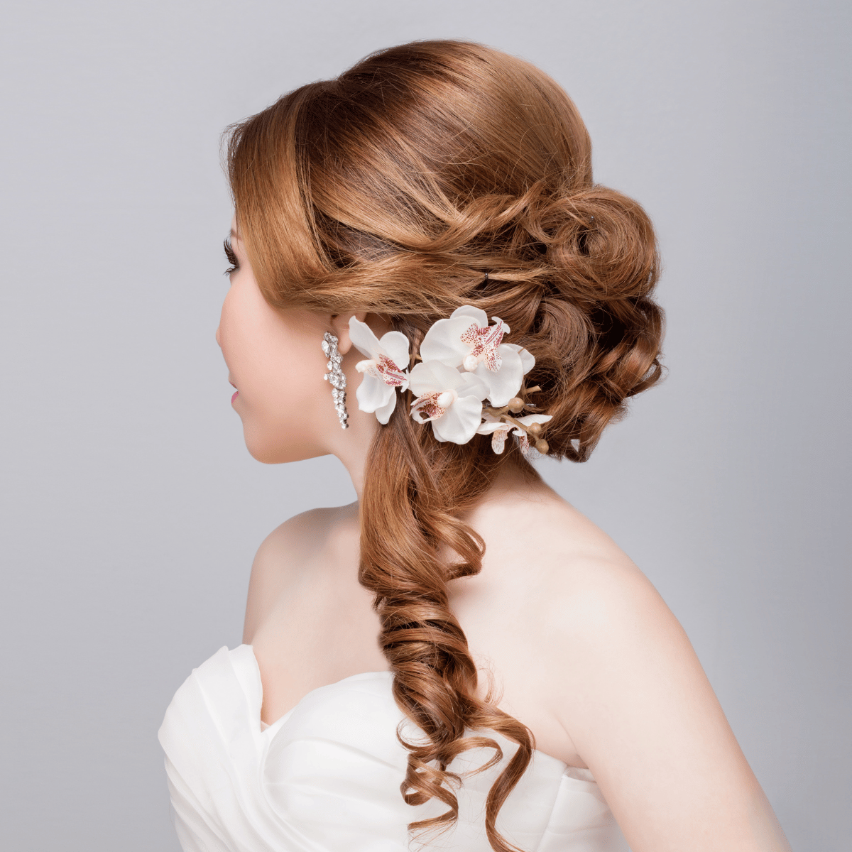 Bridal Updo hairstyle at Myeongdong Hair Studio