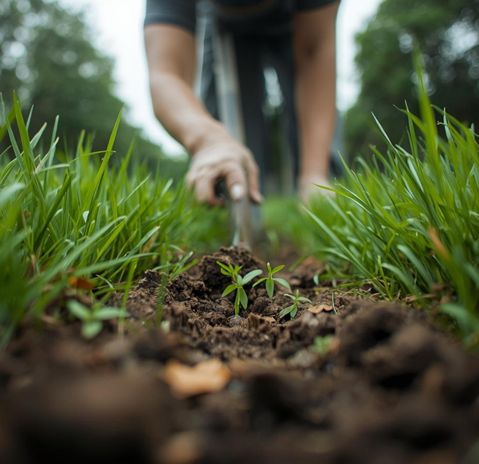 Seasonal leaf removal from Cambridge residential property lawn
