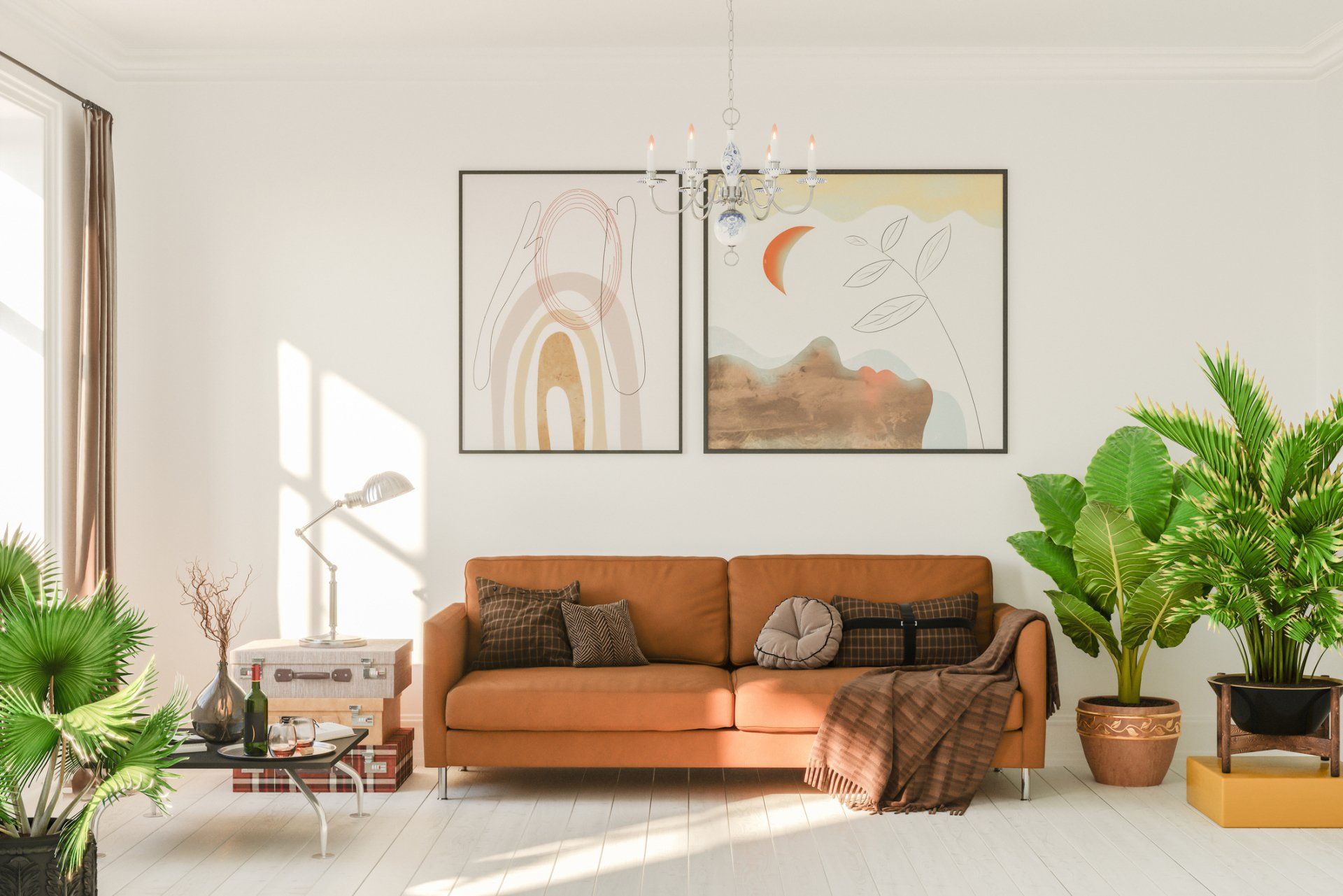 Clean Living Room — Shelby, NC — Sparkle's Cleaning Service LLC