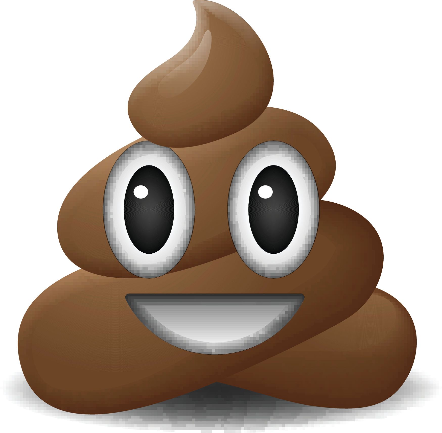 Smiling emoji.