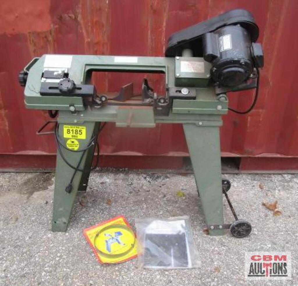 A band saw with the number 4105 on it