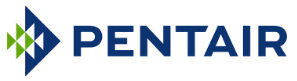 Pentair logo in blue and green on a white background