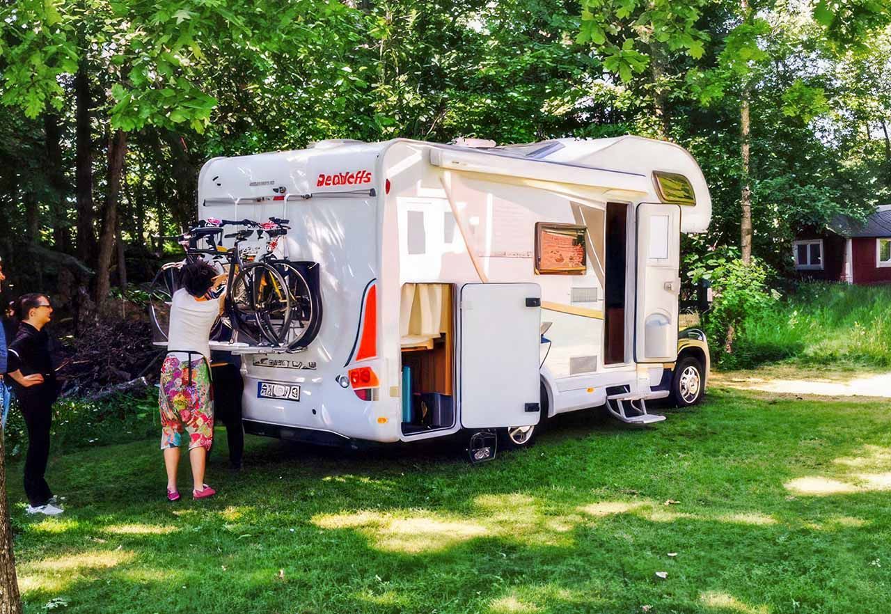Familjär camping i Motala