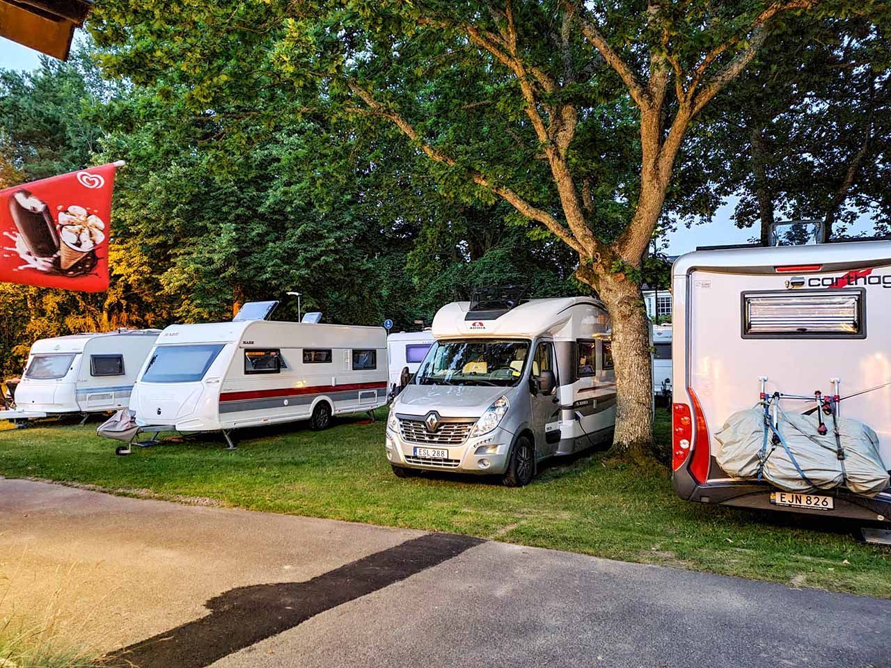 Camping under Vätternrundan