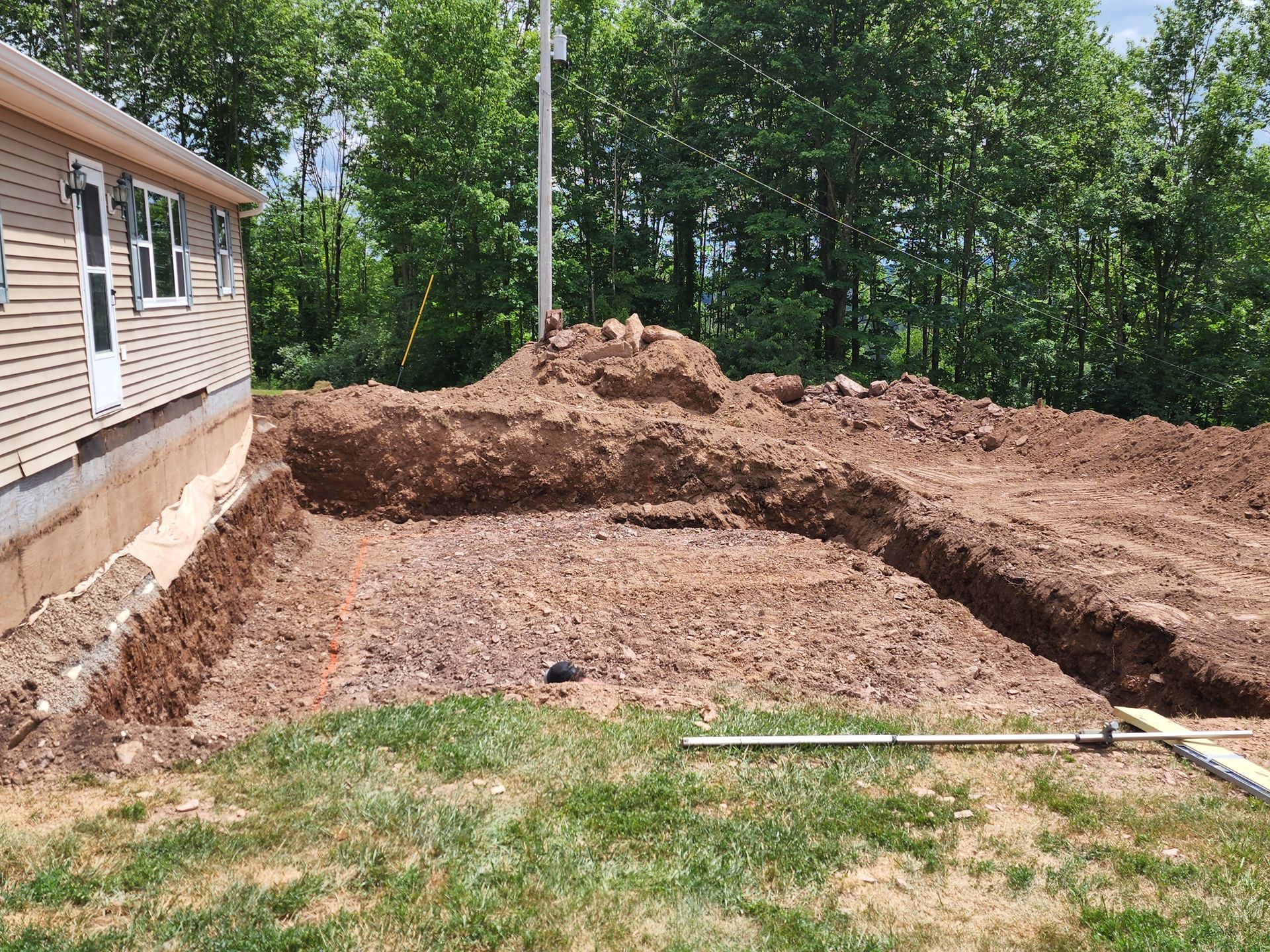 Garden Excavation in Factoryville, PA | Karp Excavating, LTD Garden Excavation in Factoryville, PA | Karp Excavating, LTD