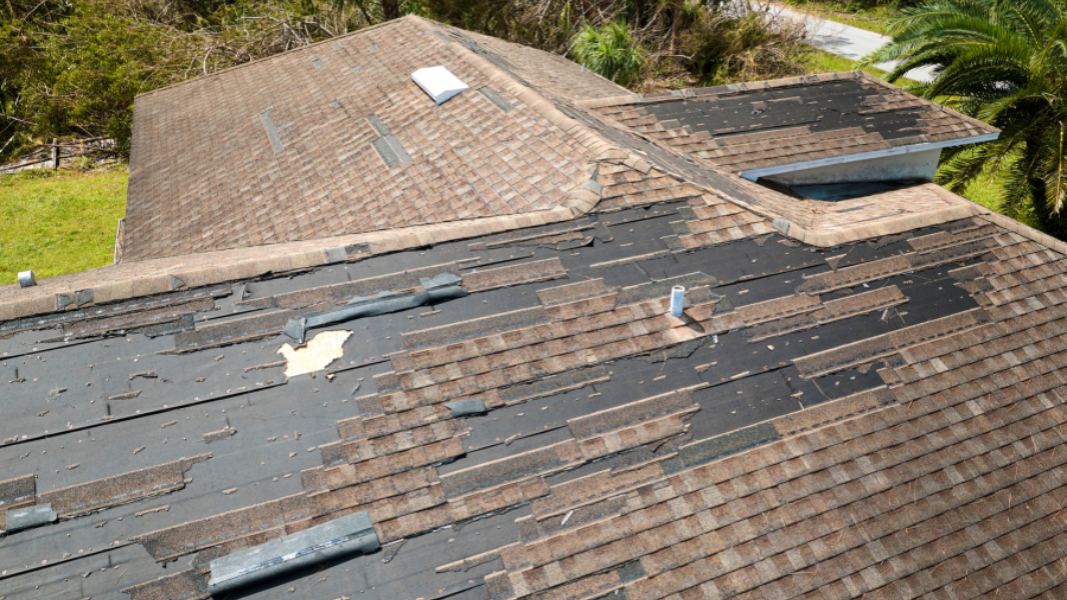 Storm Damaged Roof