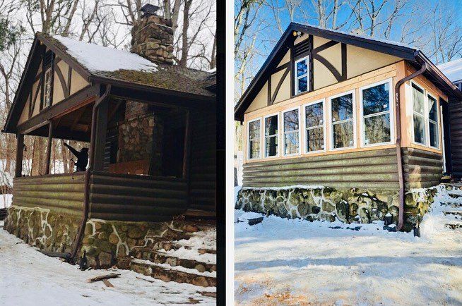 Exterior Home Improvement Before and After