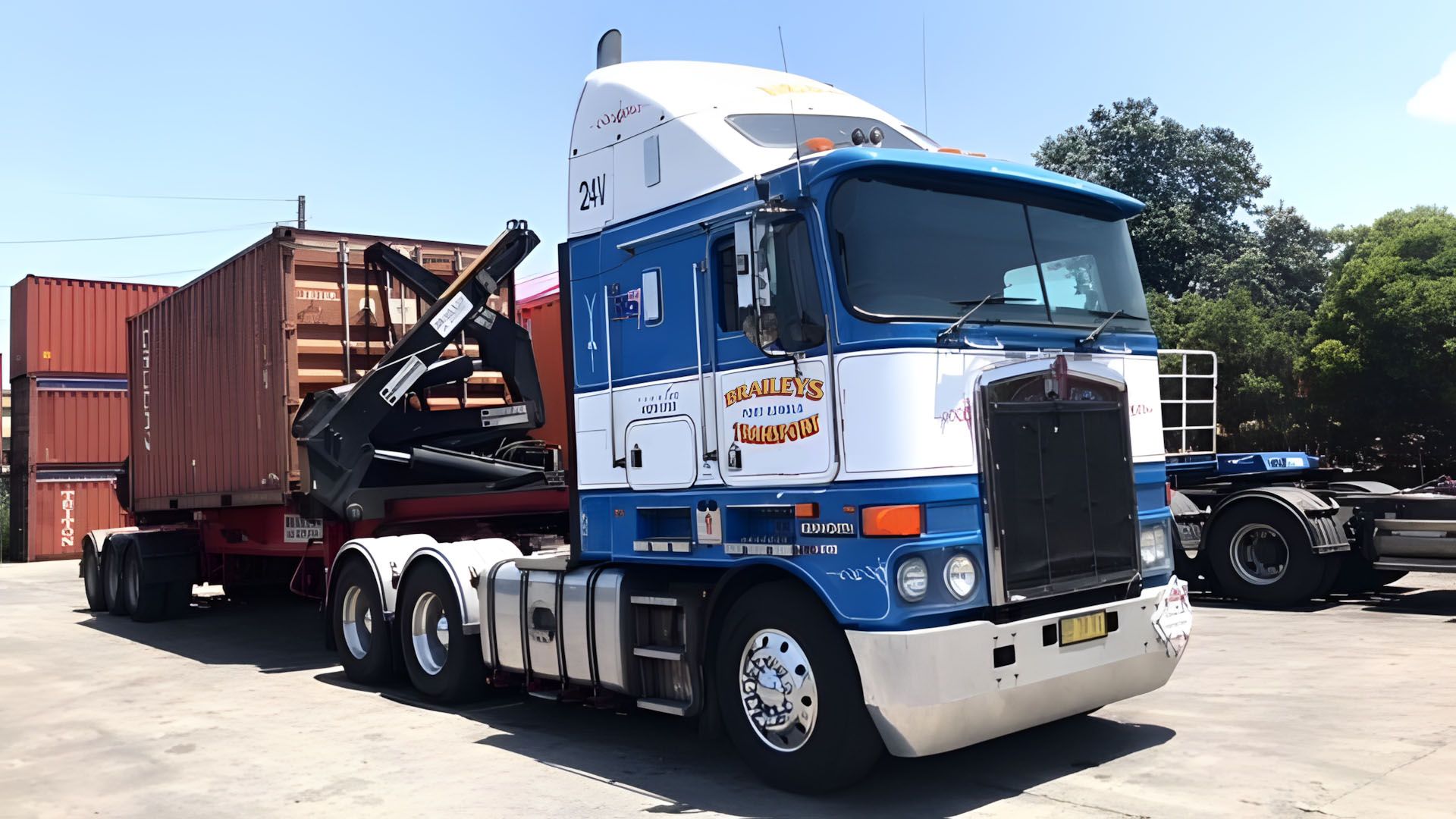 Braileys Transport side loader