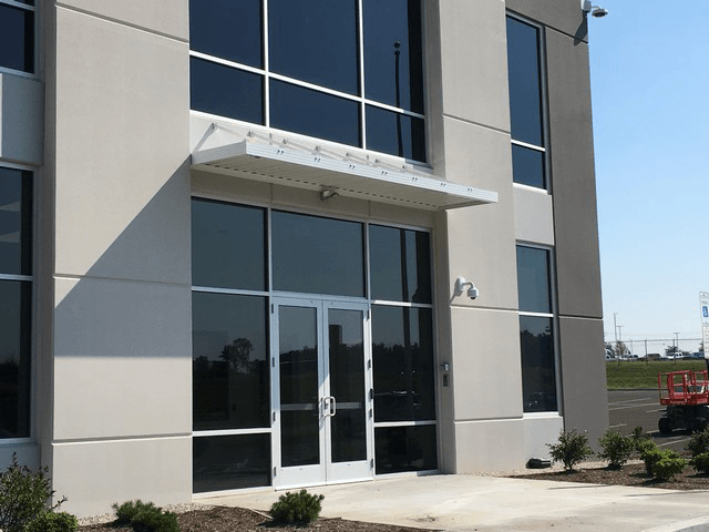 Building Door Awning - Glen Gardner, NJ - Canopy Erectors, Inc