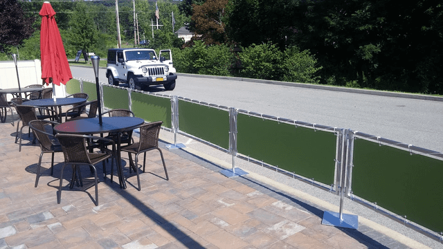 Divider Awning Fx - Glen Gardner, NJ - Canopy Erectors, Inc