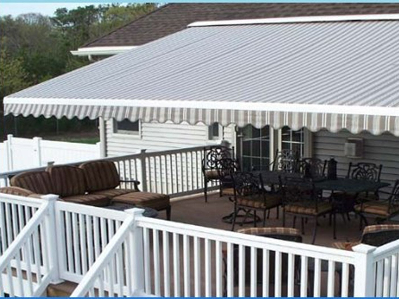 Lights Under An Awning - Glen Gardner, NJ - Canopy Erectors, Inc