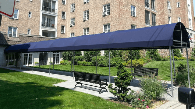 Walkway Awning Fx - Glen Gardner, NJ - Canopy Erectors, Inc