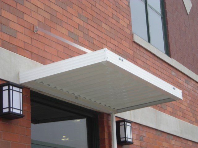 Door Awning Bottom Left - Glen Gardner, NJ - Canopy Erectors, Inc