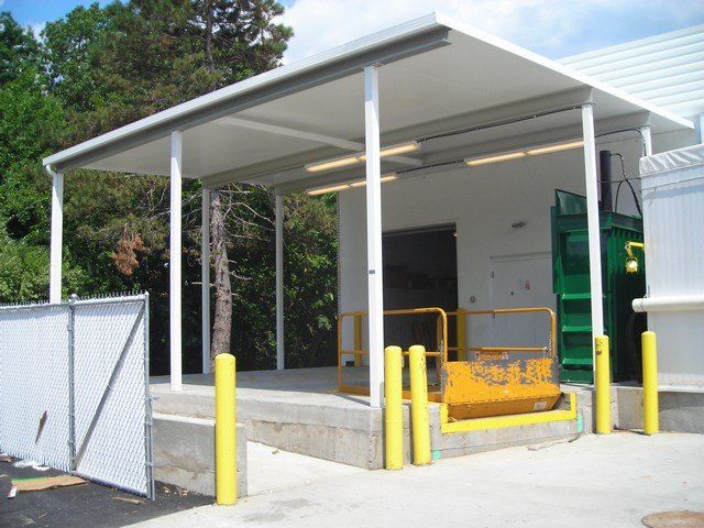 UPS Back Roof Panel - Glen Gardner, NJ - Canopy Erectors, Inc