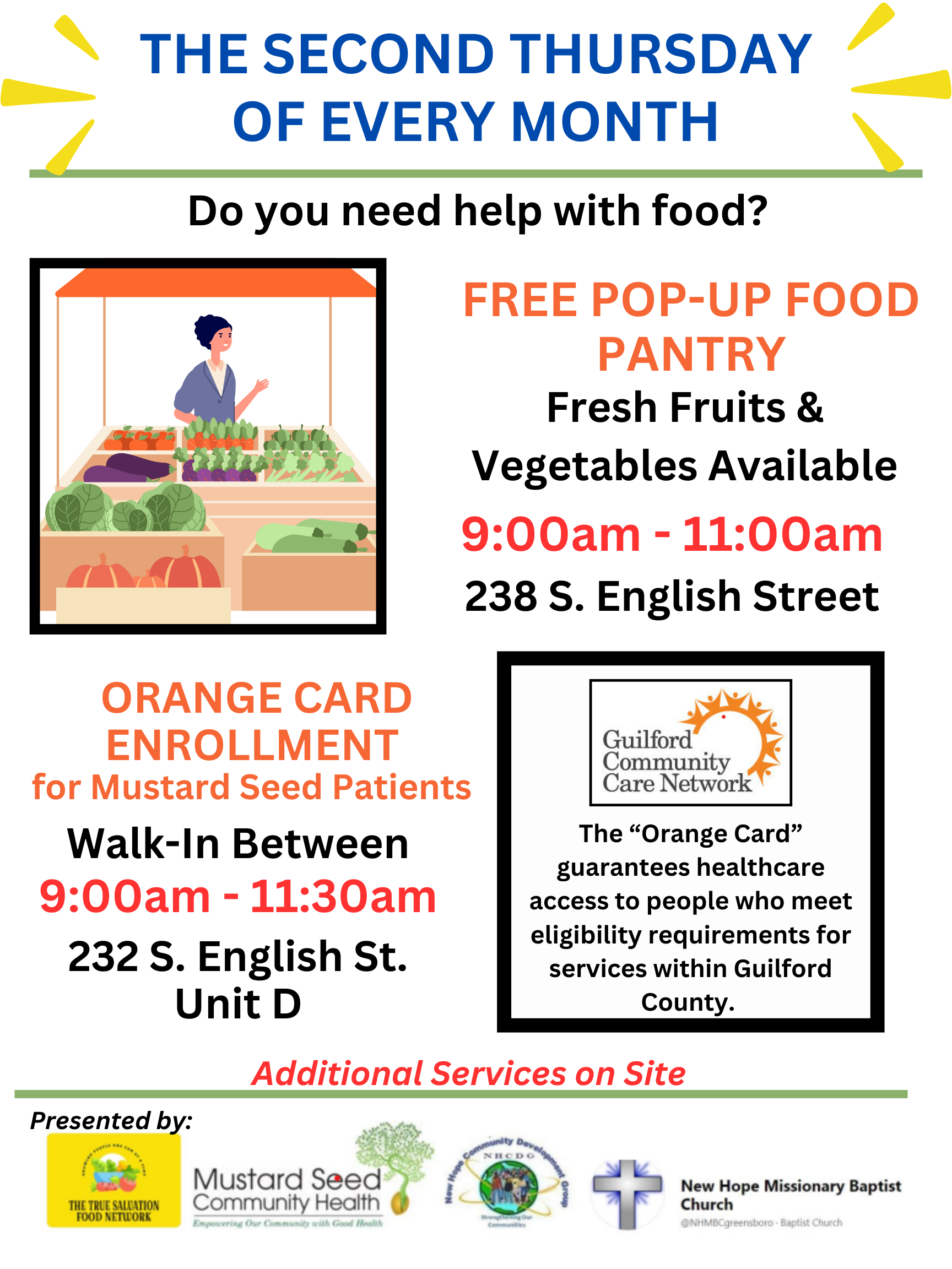 Pop Up Food Pantry