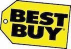 A yellow and black best buy logo on a white background.