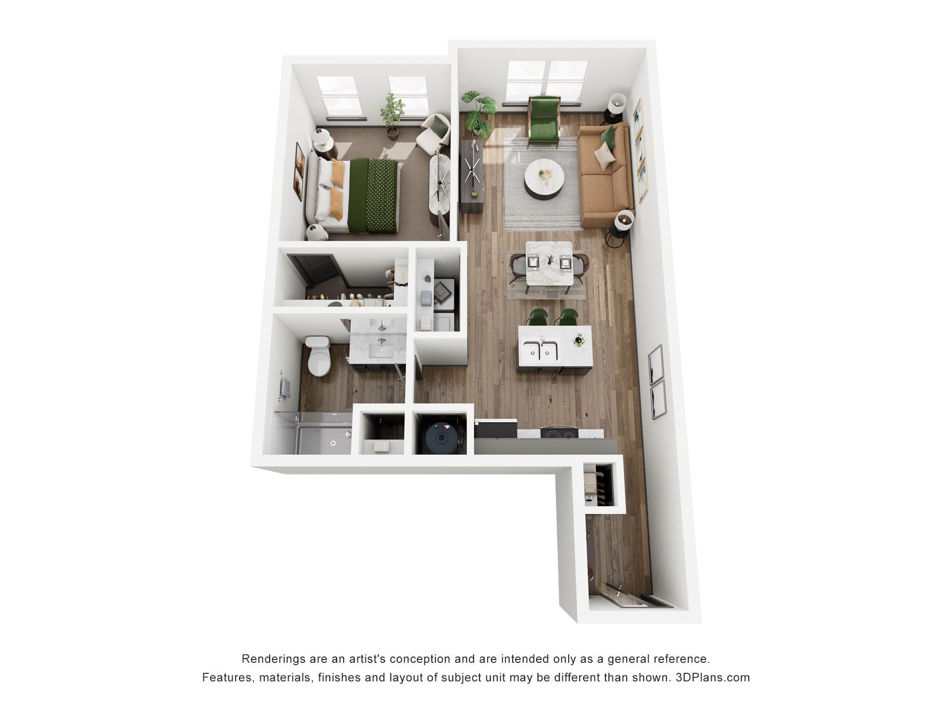 Peninsula Pointe Apartments floor plan