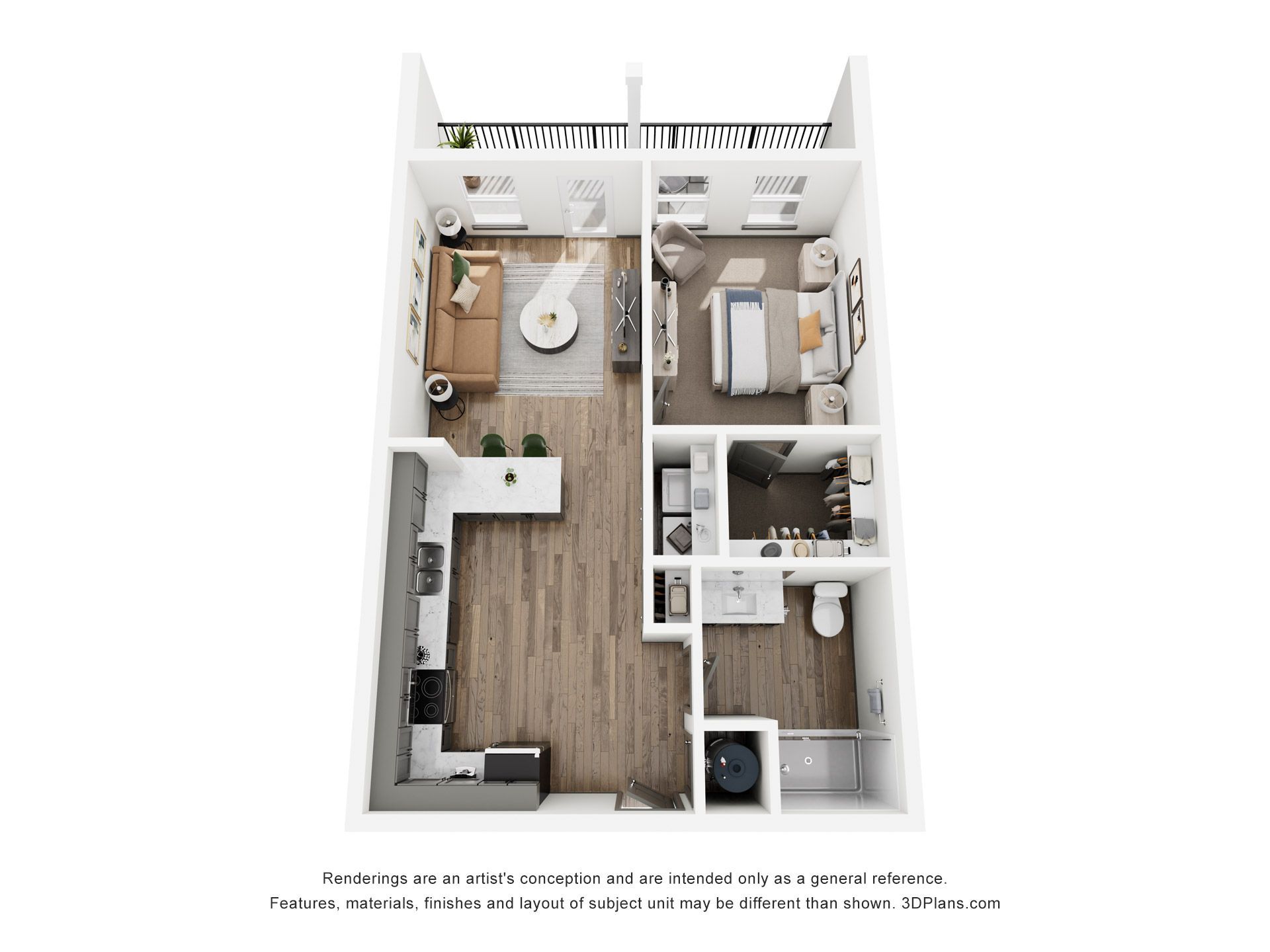 Peninsula Pointe Apartments floor plan
