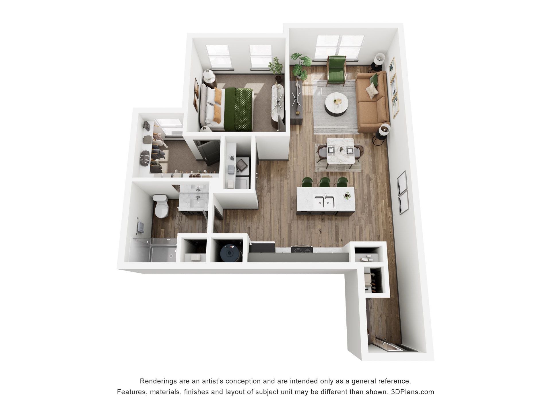 Peninsula Pointe Apartments floor plan
