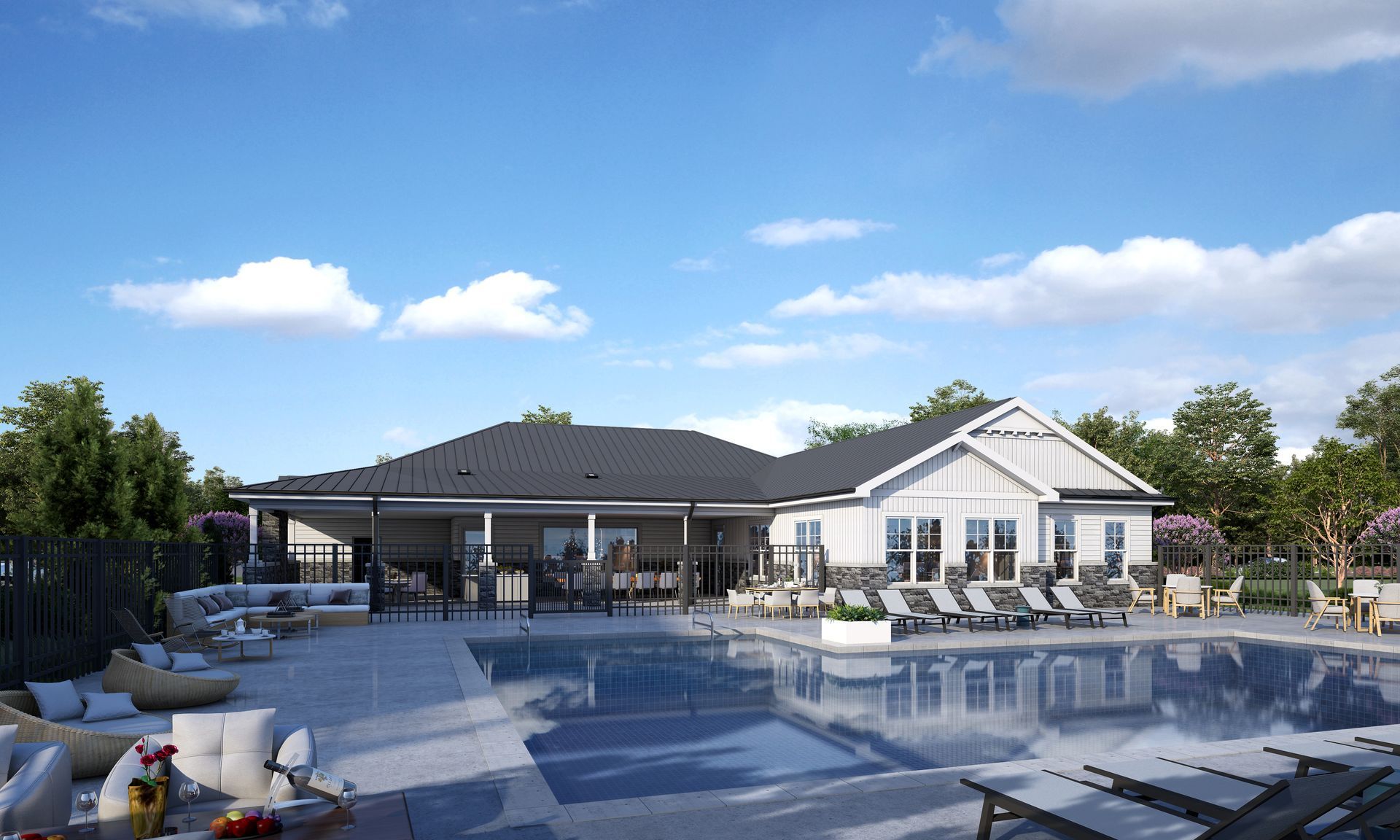 Peninsula Pointe Apartments Pool