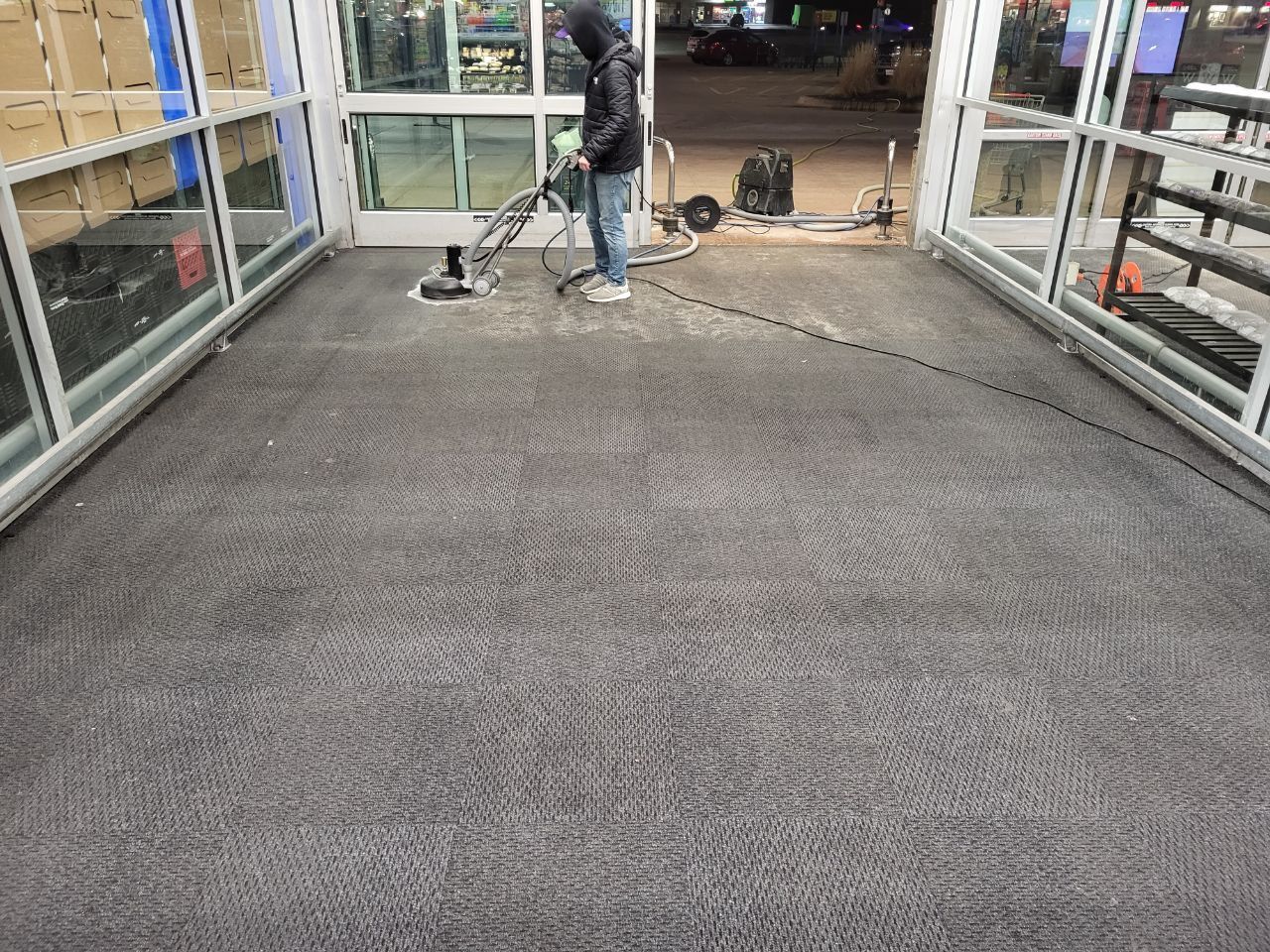 After carpet cleaning in Silvis by Mr. B's