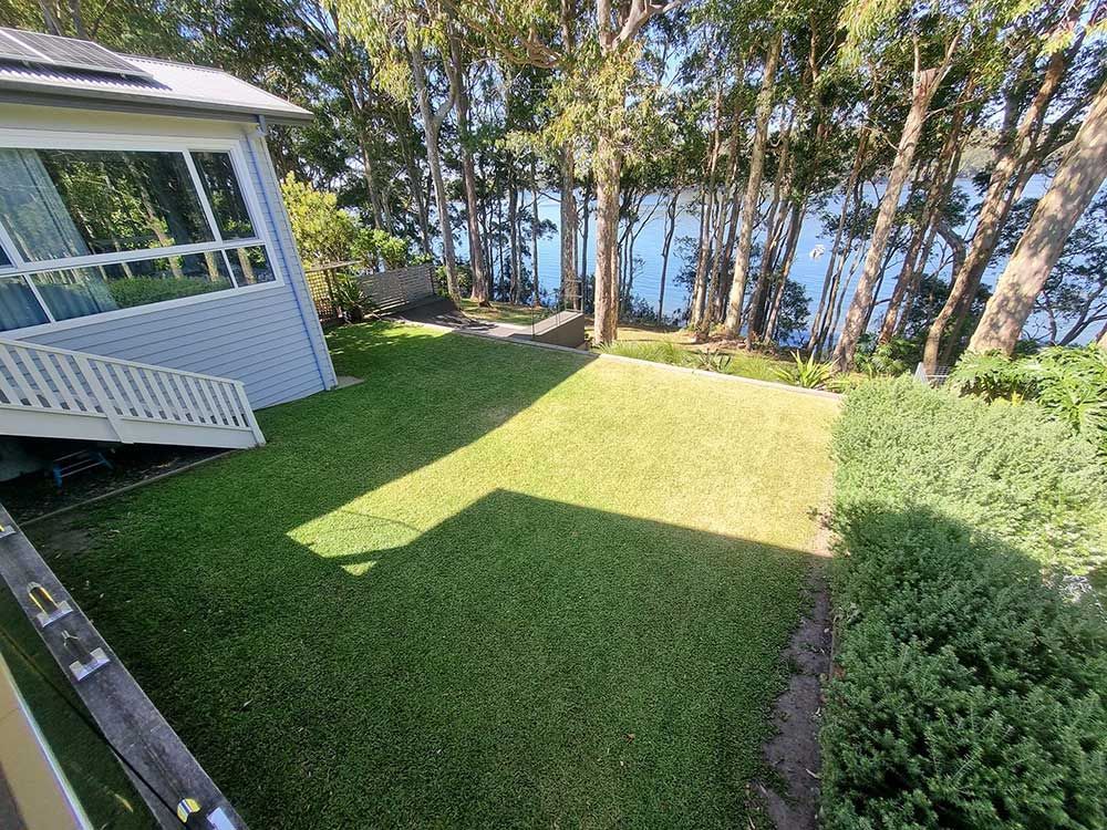 Newly Cleaned Lawn — Jervis Bay Pressure Washing & Property Maintenance in Sussex Inlet, NSW
