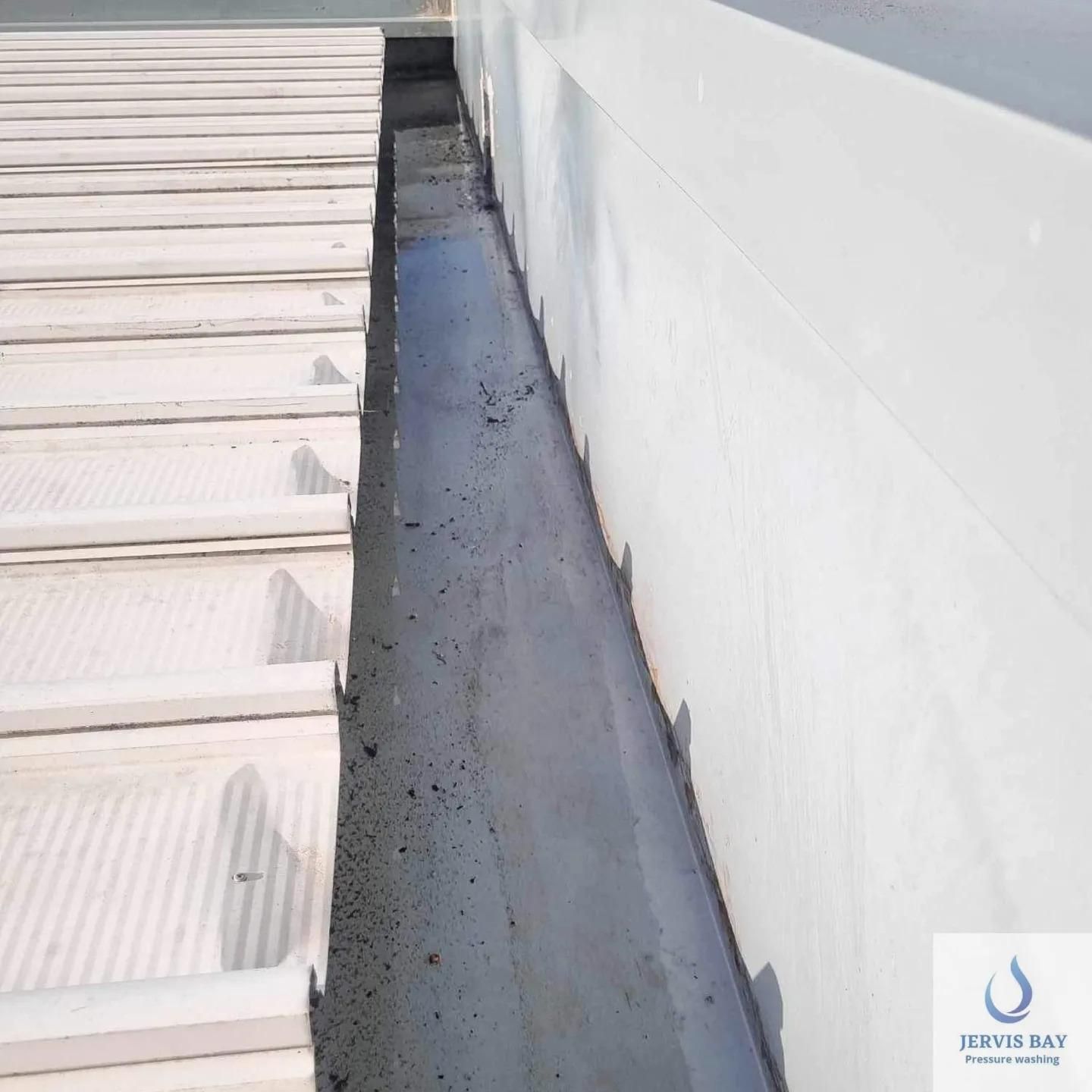 A Drain On The Side Of A Building — Jervis Bay Pressure Washing & Property Maintenance In Nowra, NSW
