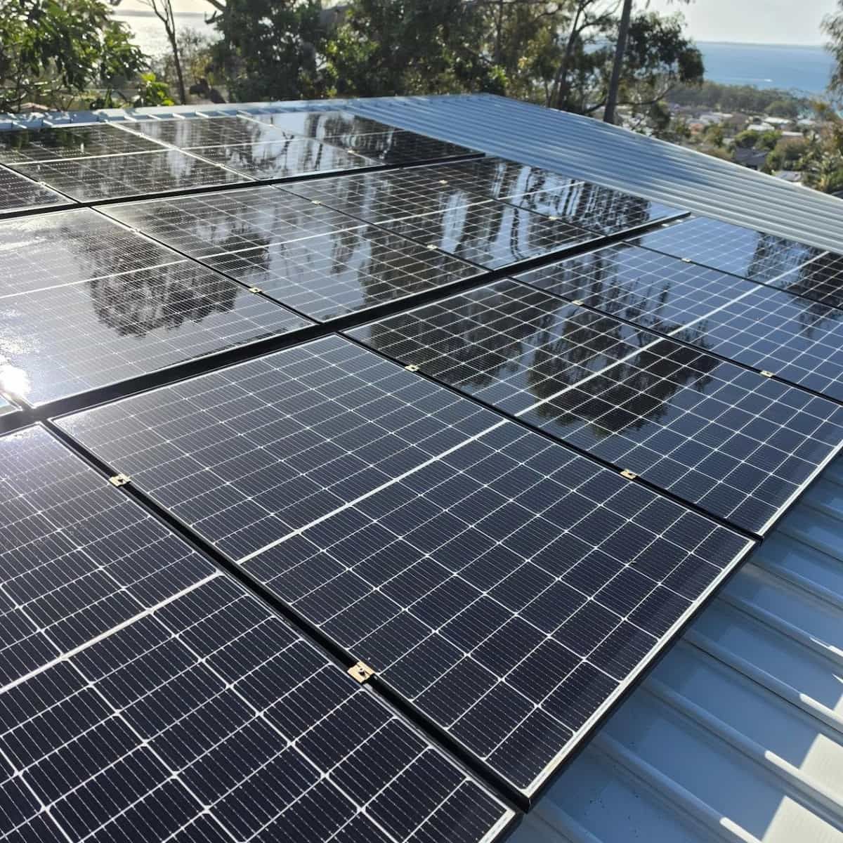 Solar Panels Installed on a Rooftop — Jervis Bay Pressure Washing & Property Maintenance in Sussex Inlet, NSW