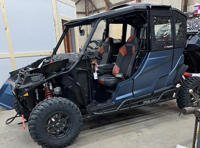 Red Four Wheel Vehicle