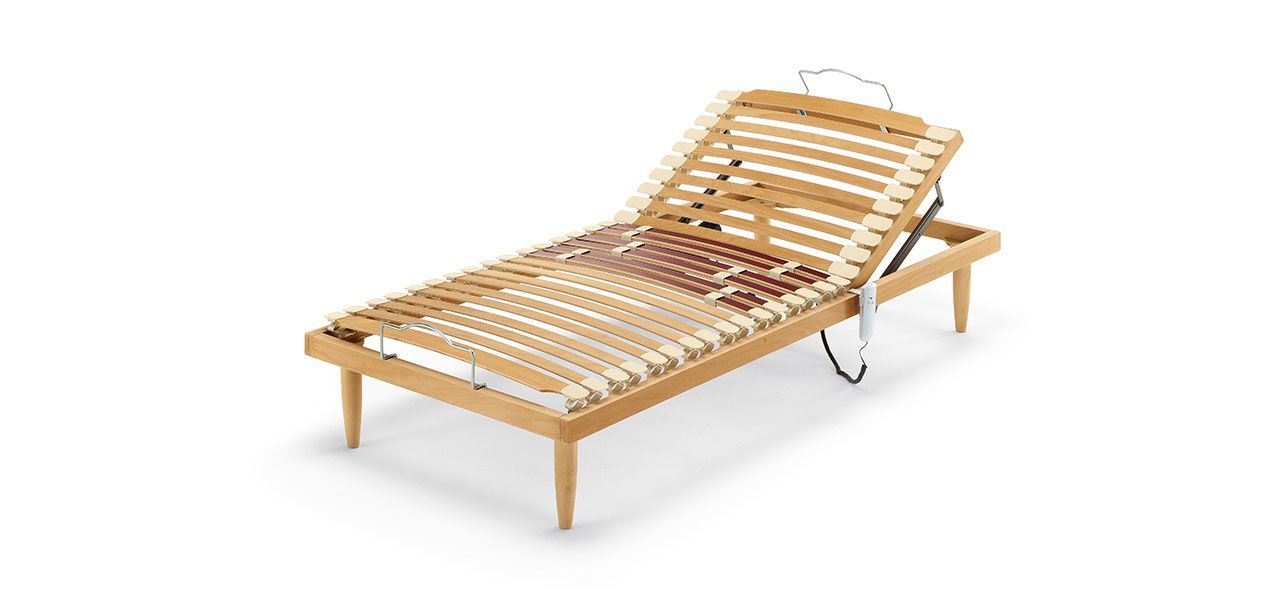 Lybra 250 Rete con doghe in legno / telaio in legno